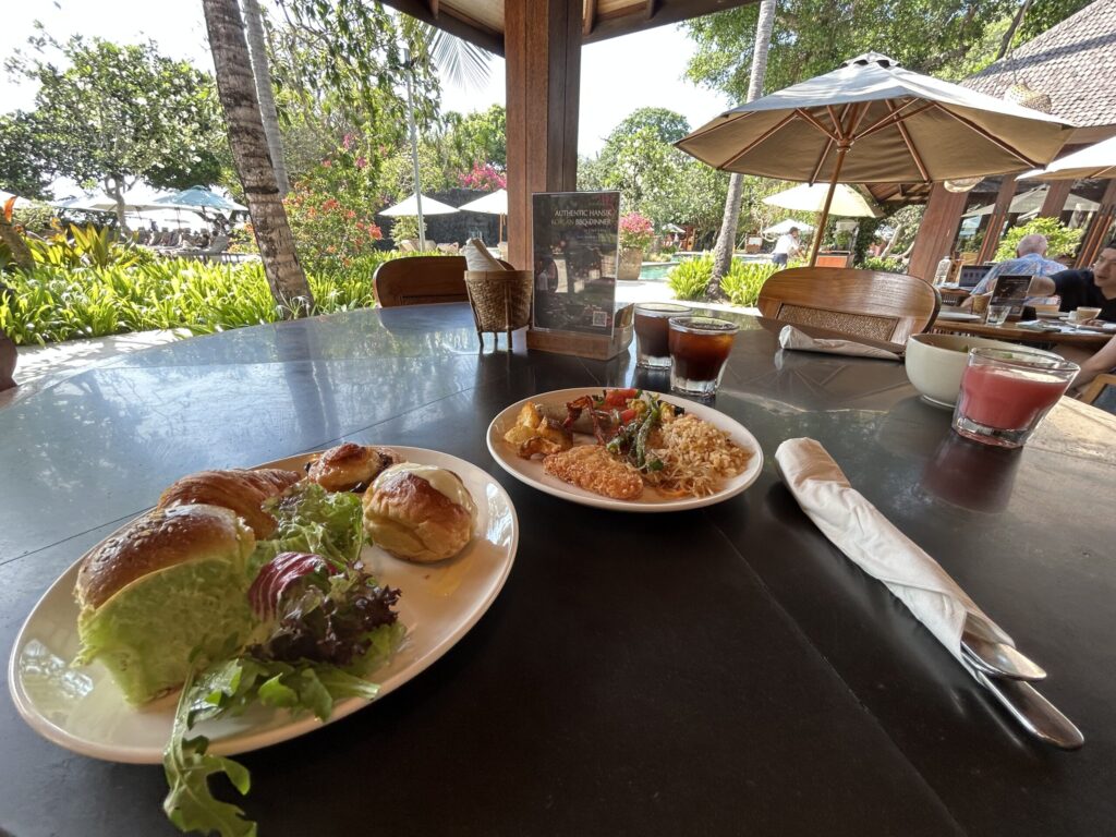 ハイアットリージェンシーバリのビュッフェ