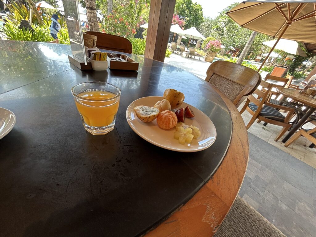 ハイアットリージェンシーバリのフルーツ